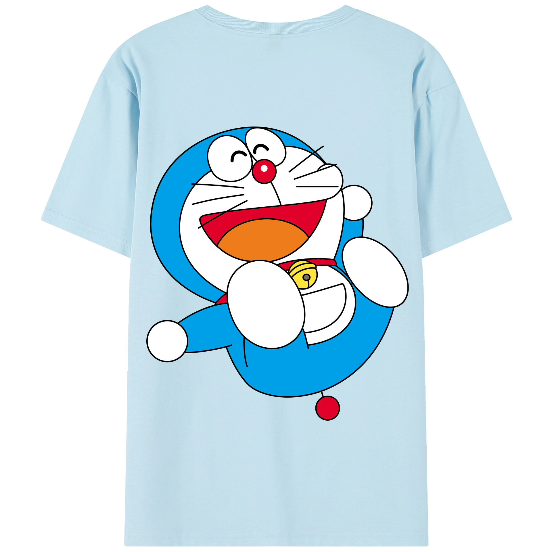 （画像用） ドラえもん Doraemon 綿100％半袖Tシャツ（背面プリント）